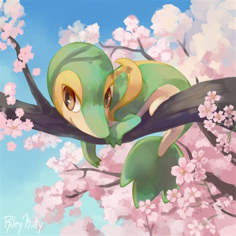 Snivy Pokemon Drawn By Rileykitty Danbooru