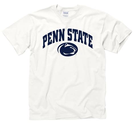 Penn State T Shirt Arching Over Lion Head White Nittany Lions Psu 029psu