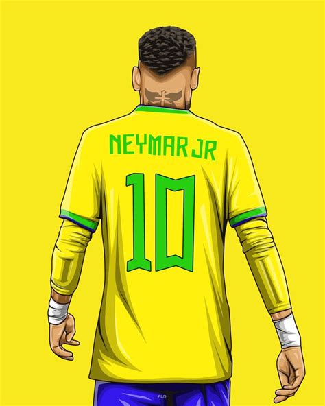 Neymar Jr In 2024 Neymar Football Player Drawing Neymar Jr