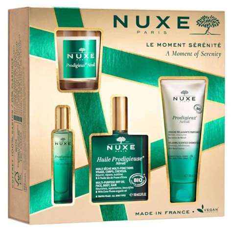 Nuxe Le Moment Sérénité cofanetto Nuxe Prodigieux Neroli 100ml omaggi