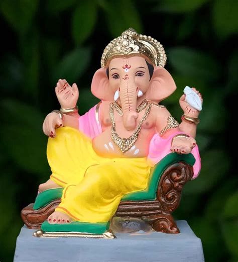 Buy Cross Load Sofa Multicolour Clay 12 Inches Eco Friendly Ganesh