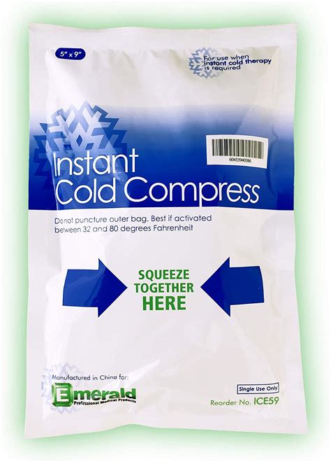 Emerald Instant Cold Compress Pack First Aid Kit