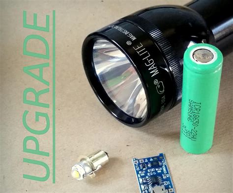 Diy Maglite Usb Rechargeable 18650 And Led Upgrade 9 Steps With Pictures Instructables