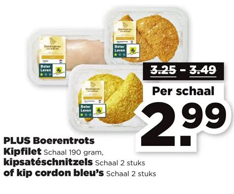 Boerentrots Kipfilet Kipsateschnitzels Of Kip Cordon Bleu Per Schaal