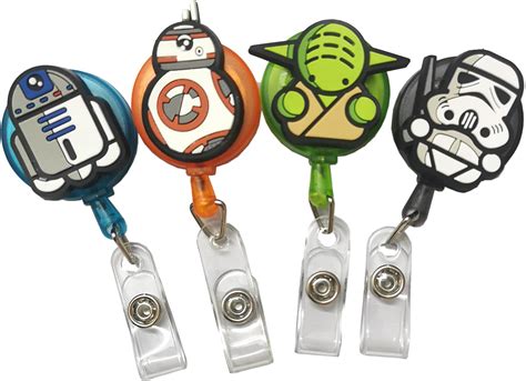 Amazon Hqq Charms Pcs Retractable Badge Holder Hero Badge Holder