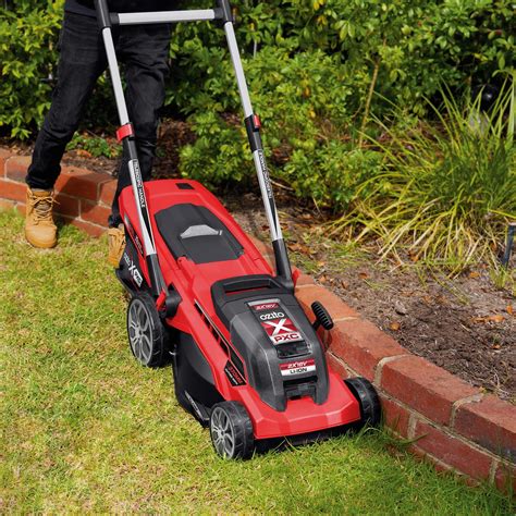 Ozito Pxc 36v 2 X 18v Cordless Telescopic Lawn Mower Kit Bunnings Australia