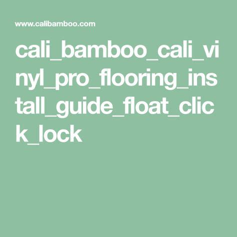 Calibamboo Bamboo Floor Installation Guide Html Clsa Flooring Guide