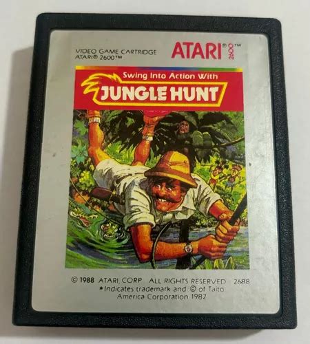 Jungle Hunt Atari Silver Label Original Parcelamento Sem Juros