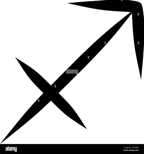 Sagittarius Zodiac Sign Aesthetic Graphic Icon Stock Vector Image And Art