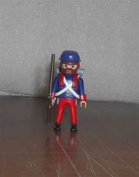 Lot Figurine Playmobil Personnage Soldat Francais Eur