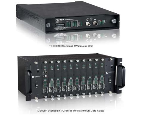 Tc8800 Telephone Analog And Data Fiber Optic Multiplexer Tc Communications