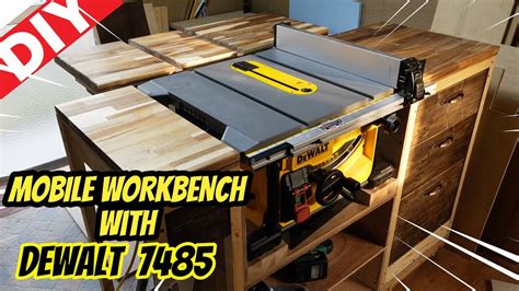 DIYDeWalt 7485 Table Sawを使ったMobile Workbenchの制作プロジェクト YouTube