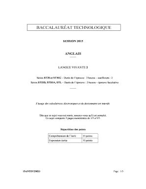 Fillable Online Pedagogie Ac Aix Marseille Baccalaureat Technologique