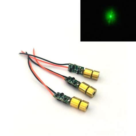 Pcs Nm Nm Mw V Green Dot Mini Laser Diode Module Mm X