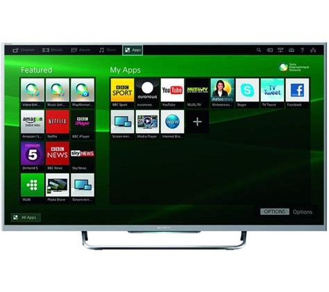 42 Sony Kdl42w706bsu Full Hd 1080p Freeview Hd Smart Led Tv