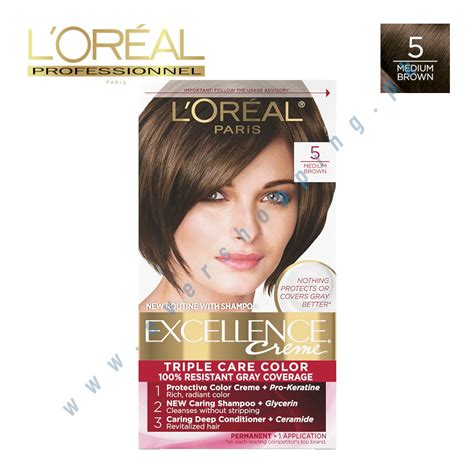 Loreal Paris Excellence Creme Permanent Triple Care Hair Color 5