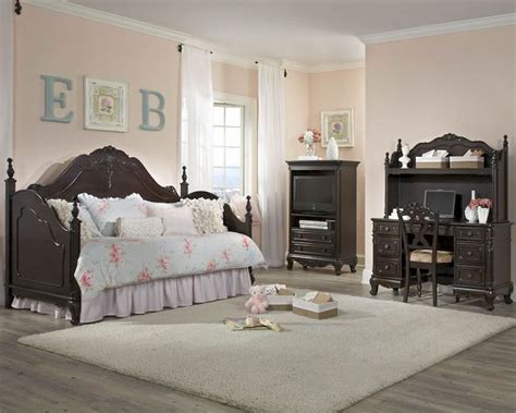 Homelegance Kids Bedroom Set Cinderella In Dark Cherry El 1386dncset