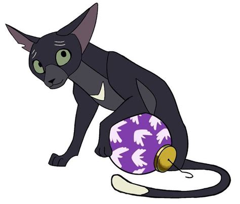 ️ Коты воители/Горелый с новогодним шариком ️ | Кот-воитель, Кошки ...