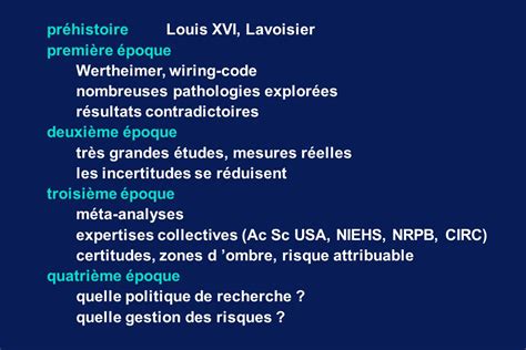 Effets sur la santé des champs électromagnétiques basse fréquence Dr