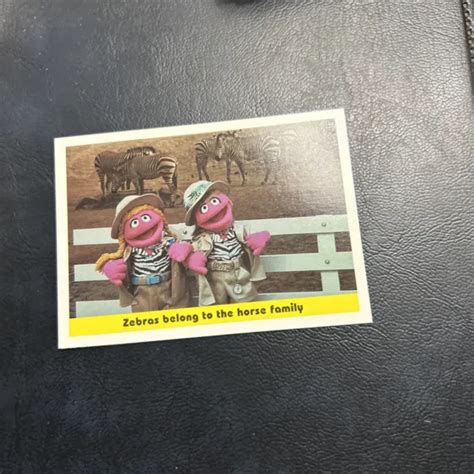 B22s Sesame Street 1992 Ctw 97 Zoo Zebra Betty Lou Prairie Dawn £517