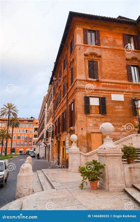 Pasos Espa Oles En La Plaza Spagna Roma Italia Imagen Editorial