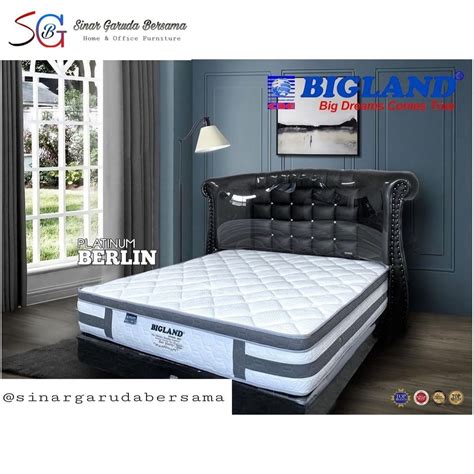 Jual KASUR SPRING BED BIGLAND PLATINUM BERLIN DIVAN JAGUAR BIGLAND