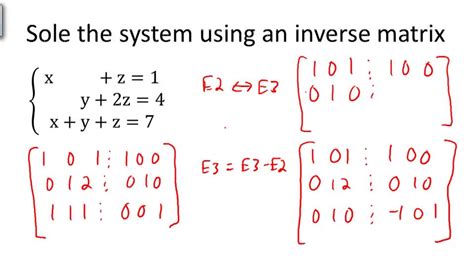 Finding and Using the Inverse of a Matrix - Example 4 ( Video ) | Algebra | CK-12 Foundation