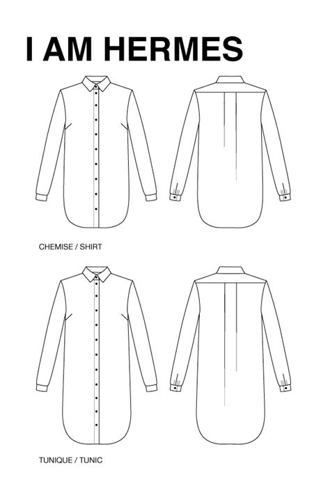 I AM Hermes - Women's Shirt Sewing Pattern I AM Patterns - PDF & Paper