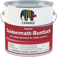 Caparol Capalac Seidenmatt Buntlack Liter Wei Amazon De Baumarkt