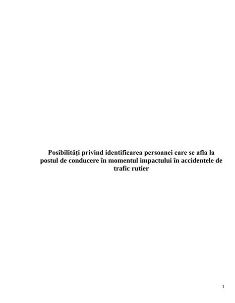 PDF Posibilităţi privind identificarea persoanei care se afla