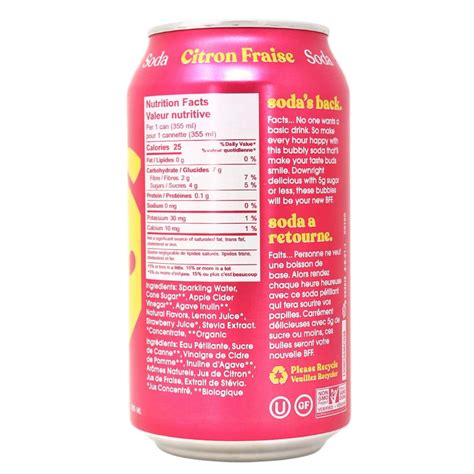 Poppi Strawberry Lemon Soda 355ml – Wellness Market