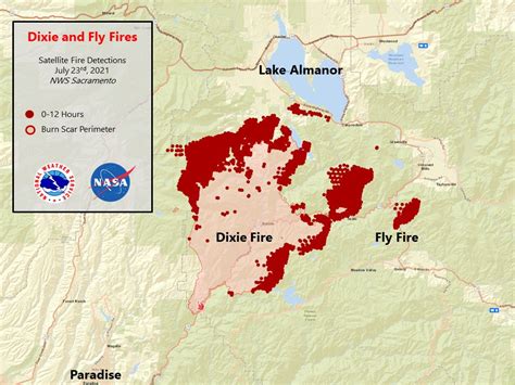 Dixie Fire Map Dixie Fire Grows Rapidly Prompting More Evacuations