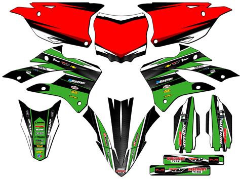 Kx Vigor Green Senge Graphics Kit Compatible With