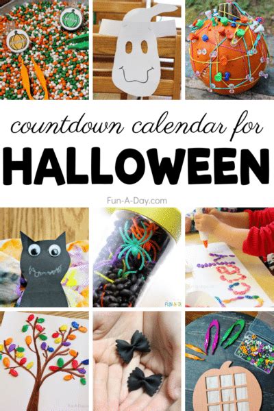 Free Printable Halloween Countdown Calendar With Activities For Kids