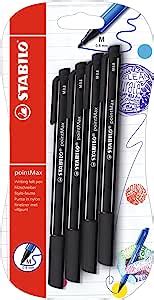 Stylo Feutre STABILO PointMax Blister X 4 Stylos Feutre Pointe