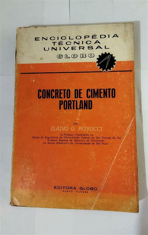 Concreto De Cimento Portland Eládio G Petrucci Seboterapia Livros