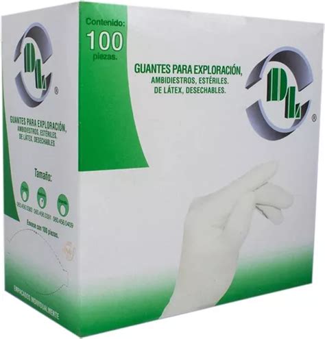 Guantes Látex Estériles P exploración Medianos 1000 Pzas Meses sin