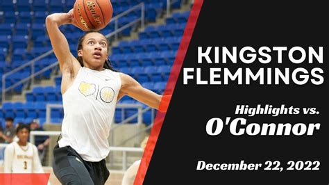 Kingston Flemings Highlights Vs O Connor High School 12 22 2022