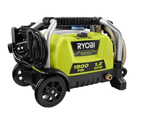 Ryobi Ry1419mtvnm 1900 Psi 12 Gpm Cold Water Wheeled Electric Pressure