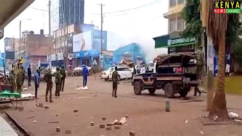 Saba Saba Today Kisii 🔥 Protesters Fight Police Raila Azimio