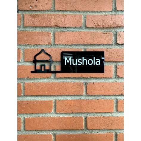 Jual Sign Board Akrilik Mushola Signage Mushola Shopee Indonesia