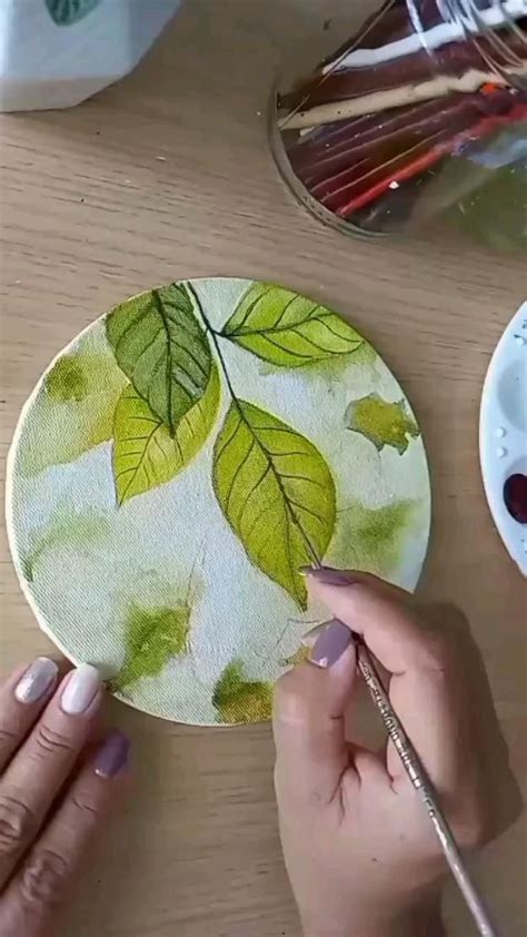 Mariposa Arte En Lienzo De Bricolaje Pinturas Florales Tutoriales