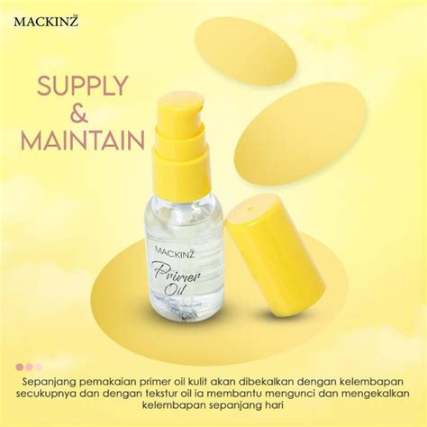 Original Hq Primer Oil By Mackinz Beauty Minyak Saka Viral Shopee