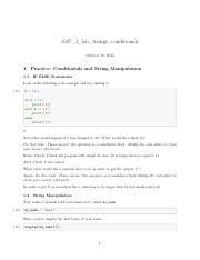 Prog Lab 4 Ch 7 Strings Conditionals Pdf Ch07 2 Lab Strings