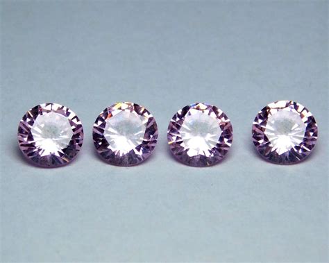 Ct Taille Ronde Cambodgien Rose Zircon Pierres Pr Cieuses En Vrac