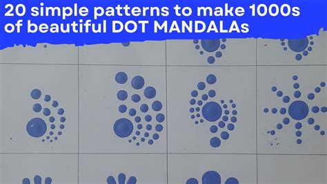 Dot Mandala For Beginners Basic Patterns For Very Beginners 2022