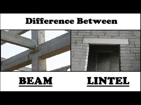 Difference Between Beam And Lintel YouTube