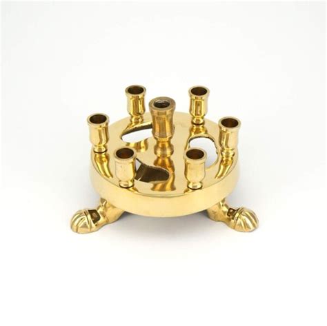 Seven Candle Brass Candle Holder Blessedmart