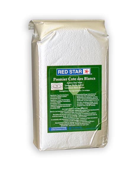 Red Star Cote Des Blancs Wine Yeast 500g Brick