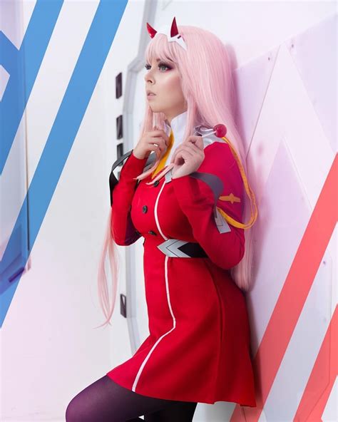 Zero Two By Disharmonica Cute Cosplay Cosplay Girls Cosplay